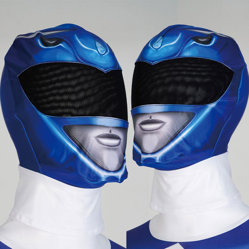 Mighty Morphin Power Rangers Etoffe Tribe Knight Dan Blue Cosplay Costumes