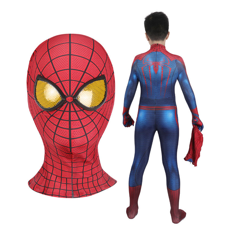 The Amazing Spider-Man Peter Parker Jumpsuits Kids Cosplay Costume