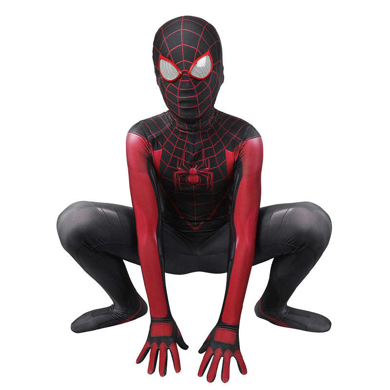 Spider-Man PS5 2 Miles Morales Kids Jumpsuit Cosplay Costumes