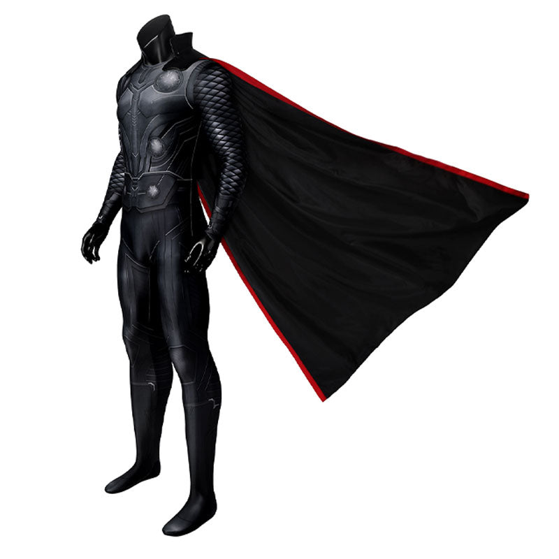 Avengers Infinity War Thor Jumpsuit with Cloak Cosplay Costumes
