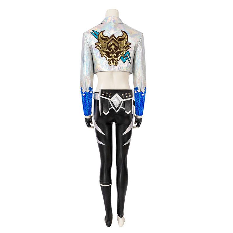 Game LOL KDA ALL OUT Akali Full Set Top Level Cosplay Costumes