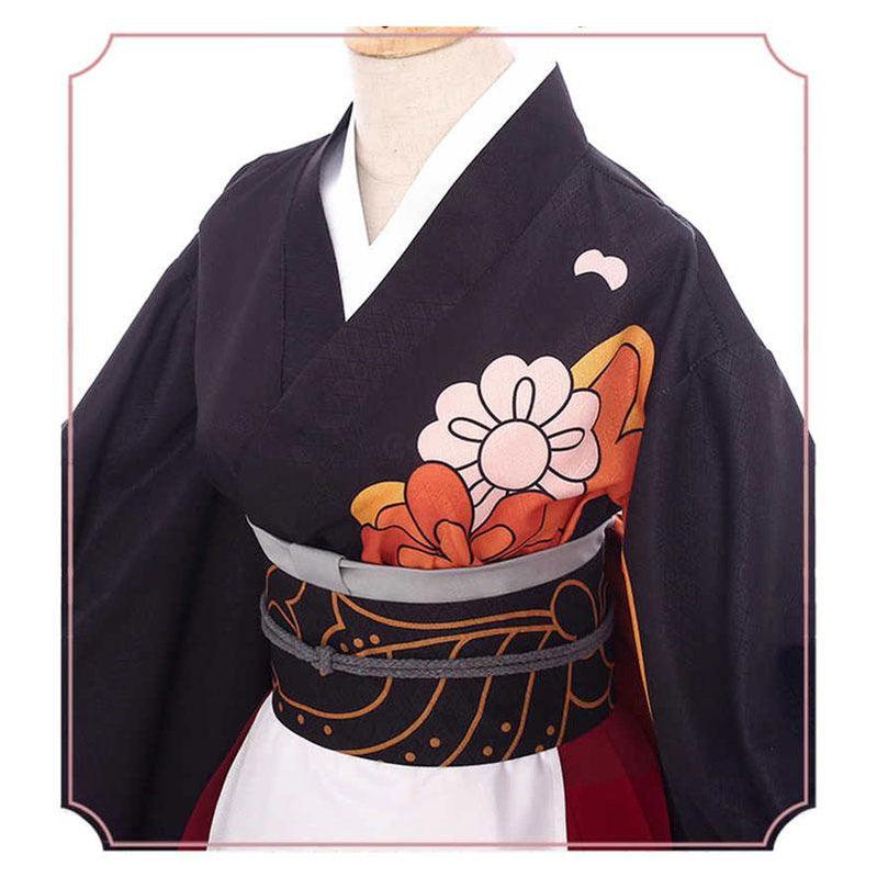 Demon Slayer Kibutsuji Muzan Kimono Maid Outfit Cosplay Costumes