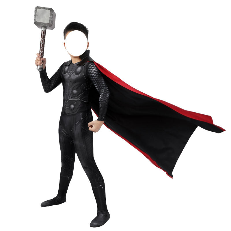 Avengers Infinity War Thor Kids Jumpsuit with Cloak Cosplay Costumes