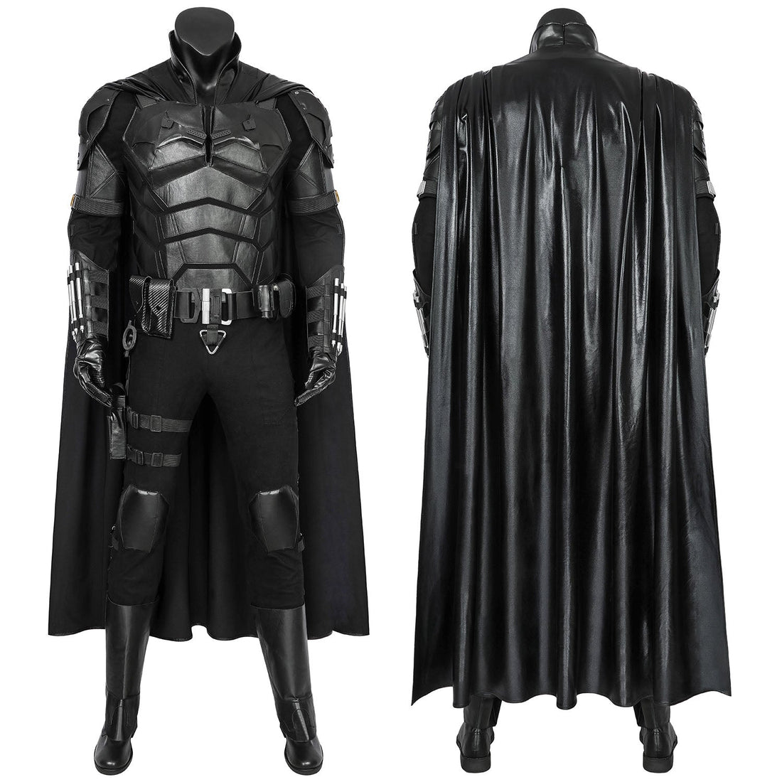 The Batman 2022 Movie Bruce Wayne Robert Pattinson Male Top Costumes