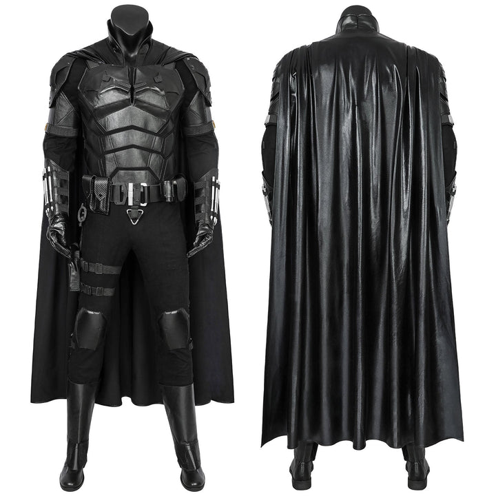 The Batman 2022 Movie Bruce Wayne Robert Pattinson Male Top Costumes