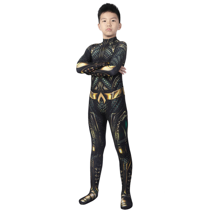 Aquaman And The Lost Kingdom Arthur Curry Kids Jumpsuit Cosplay Costumes