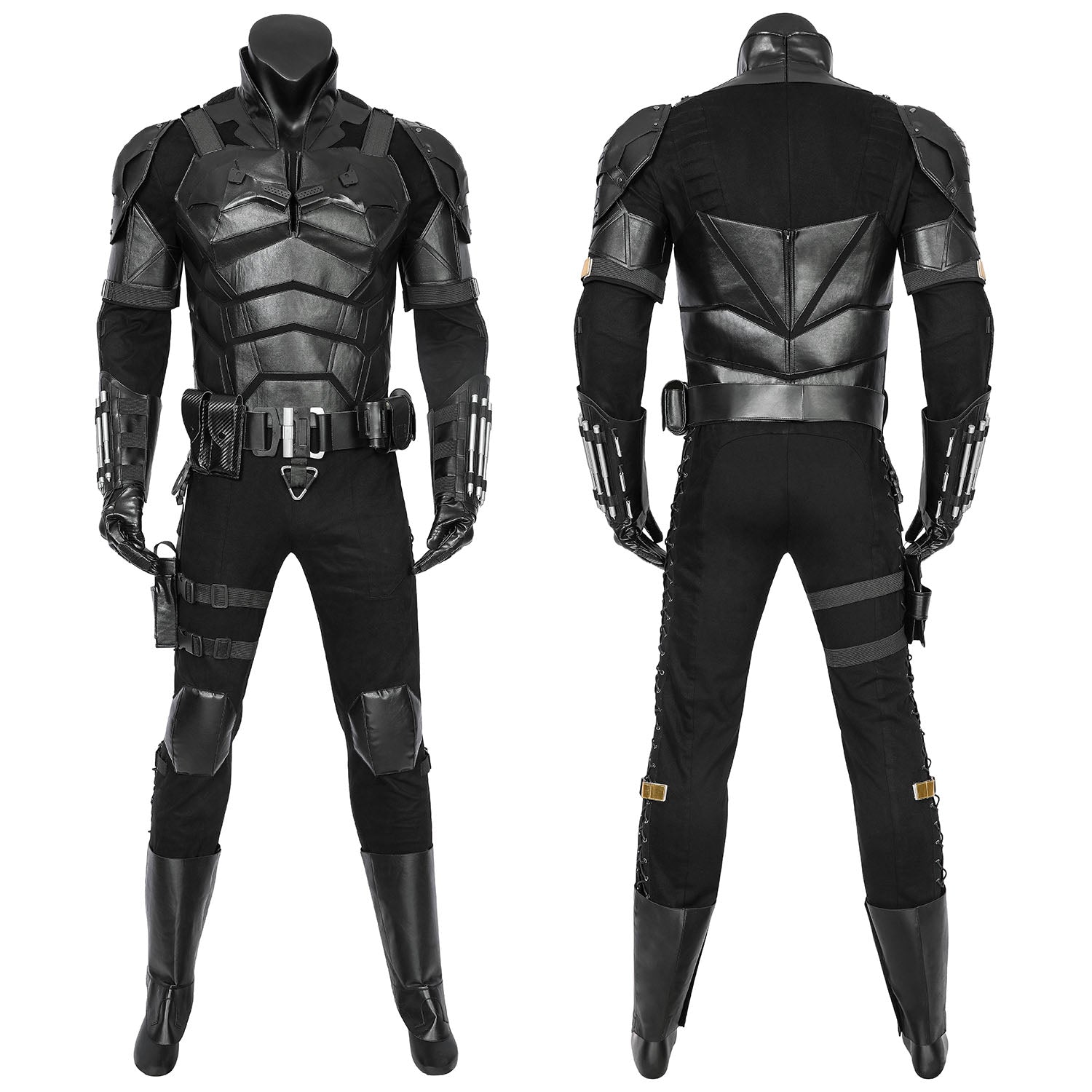 The Batman 2022 Movie Bruce Wayne Robert Pattinson Male Top Costumes