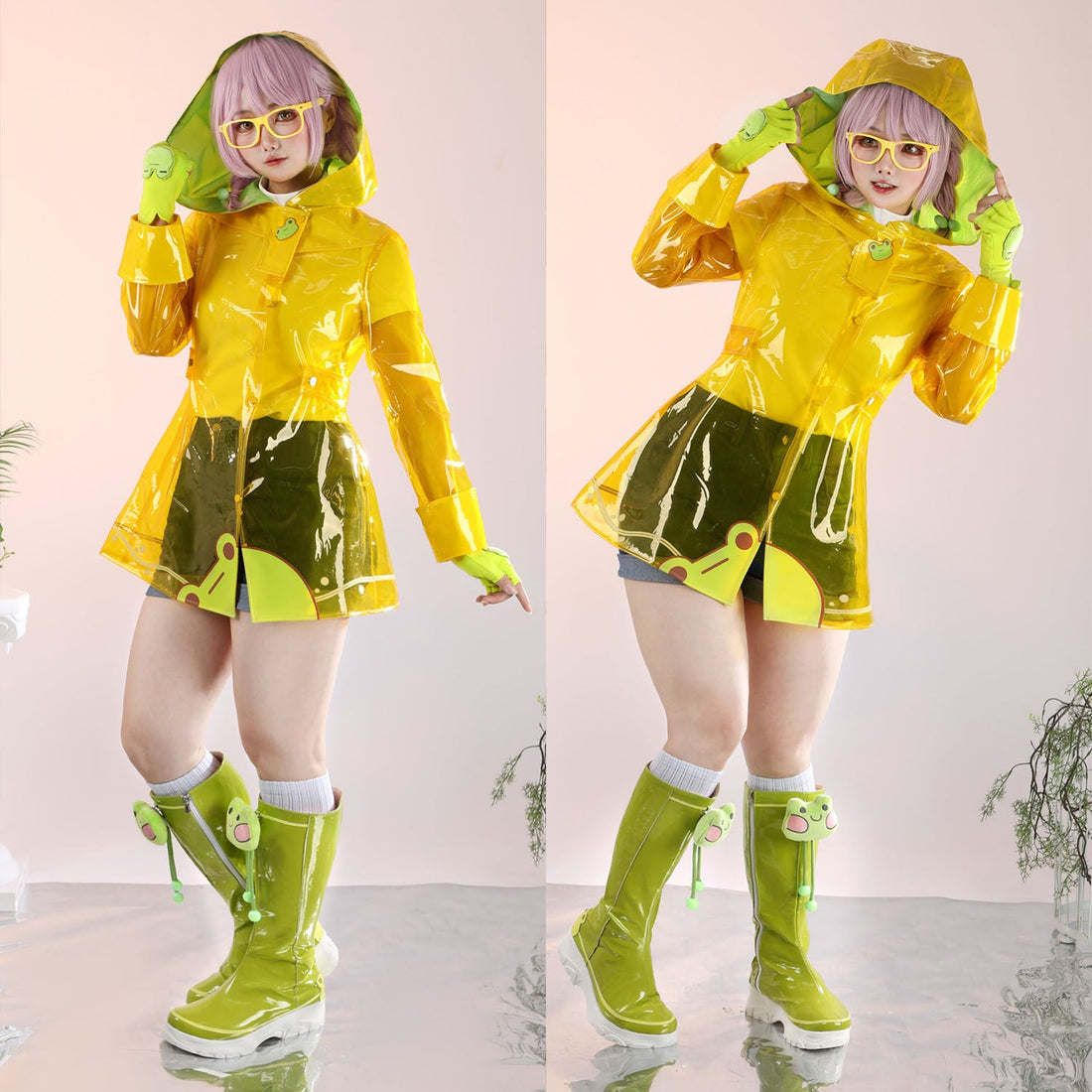 Overwatch 2 Magical Girl Mei Raincoat Full Set Cosplay Costumes