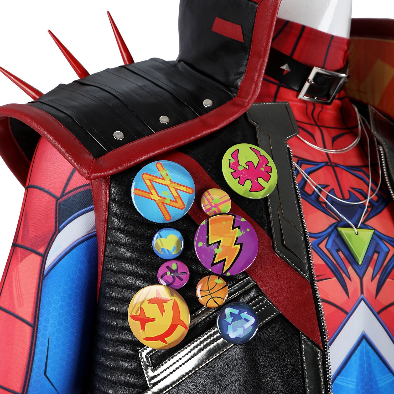 Marvel Rivals Spider punk 2099 Jumpsuit Full Set Cosplay Costumes