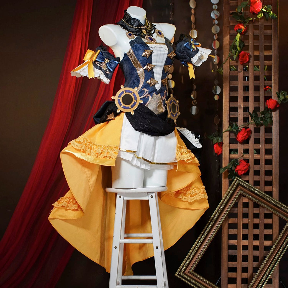 Game Genshin Impact Navia Full Set Top Level Cosplay Costumes