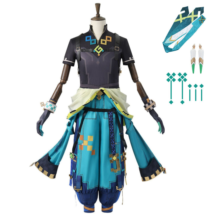 Game Genshin Impact Natlan Kinich New Rolo Fullset Cosplay Costumes