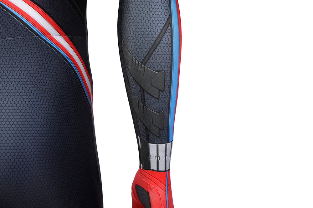 Spider-Man Miles Morales 2099 Suit Male Hoodie Jumpsuit Costumes