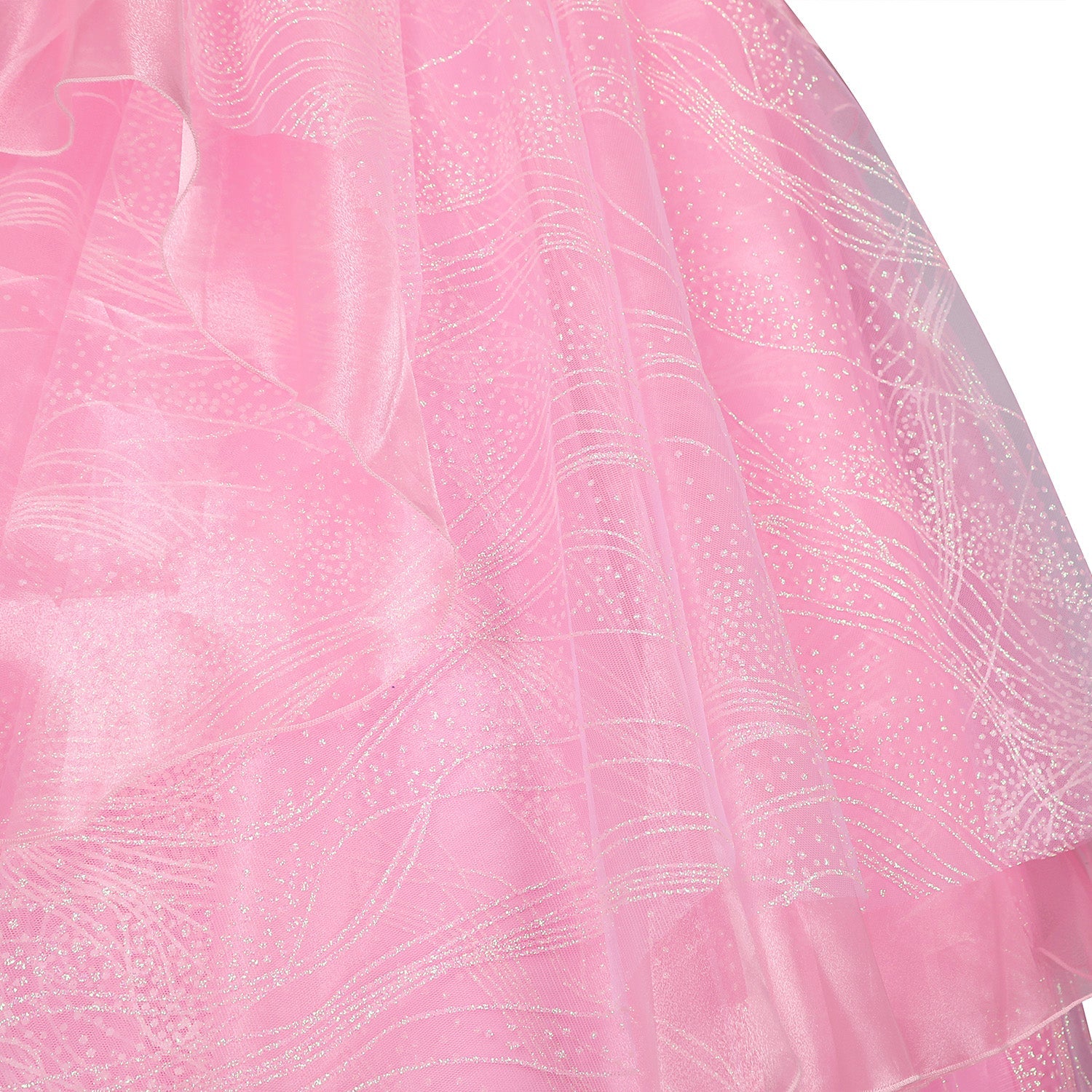 Wicked Part One Galinda Female Dress with Crown Cosplay Costumes