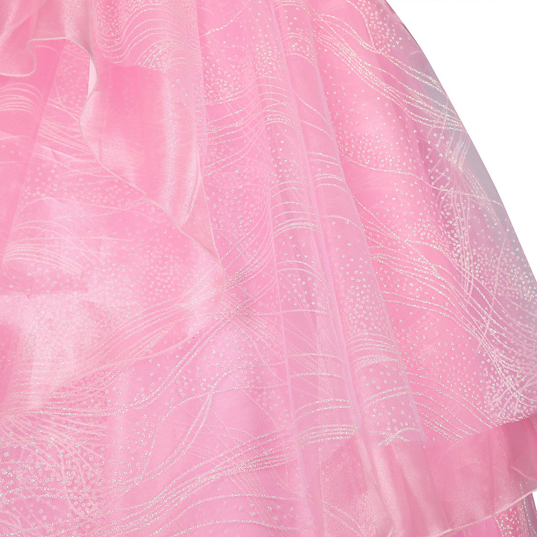 Wicked Part One Galinda Female Dress with Crown Cosplay Costumes