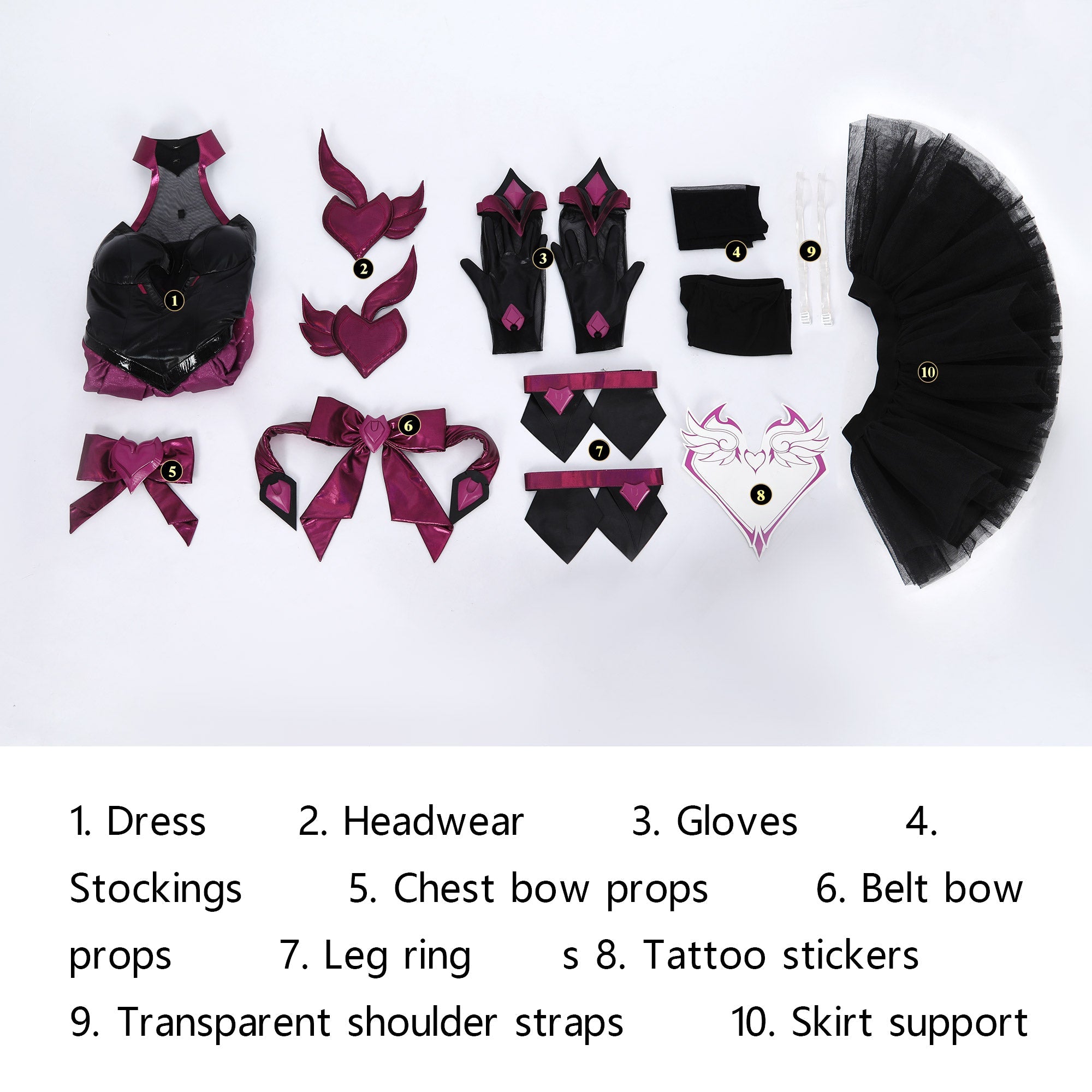 Overwatch 2 Magical Girl DVA Full Set Top Cosplay Costumes