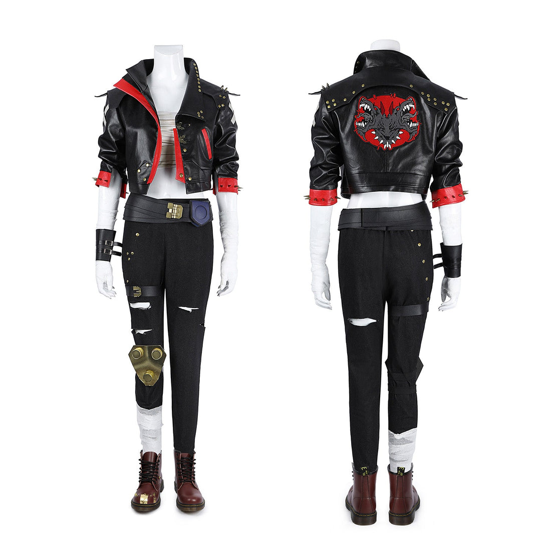 Arcane 2 Game LOL Vi Full Set Top Level Cosplay Costumes