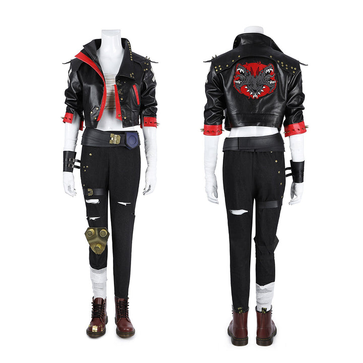 Arcane 2 Game LOL Vi Full Set Top Level Cosplay Costumes