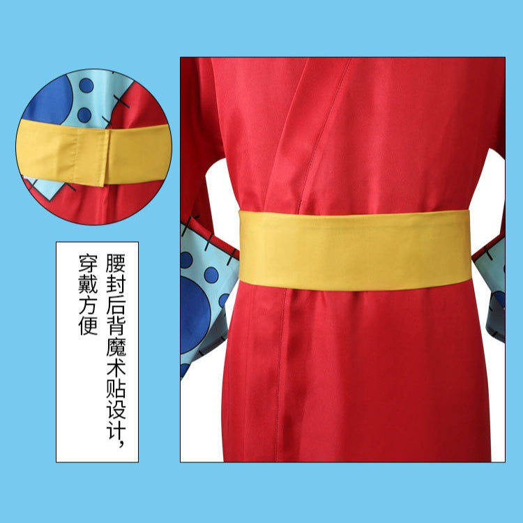 Anime Navigation Wano Country Monkey D. Luffy Kimono Cosplay Costumes