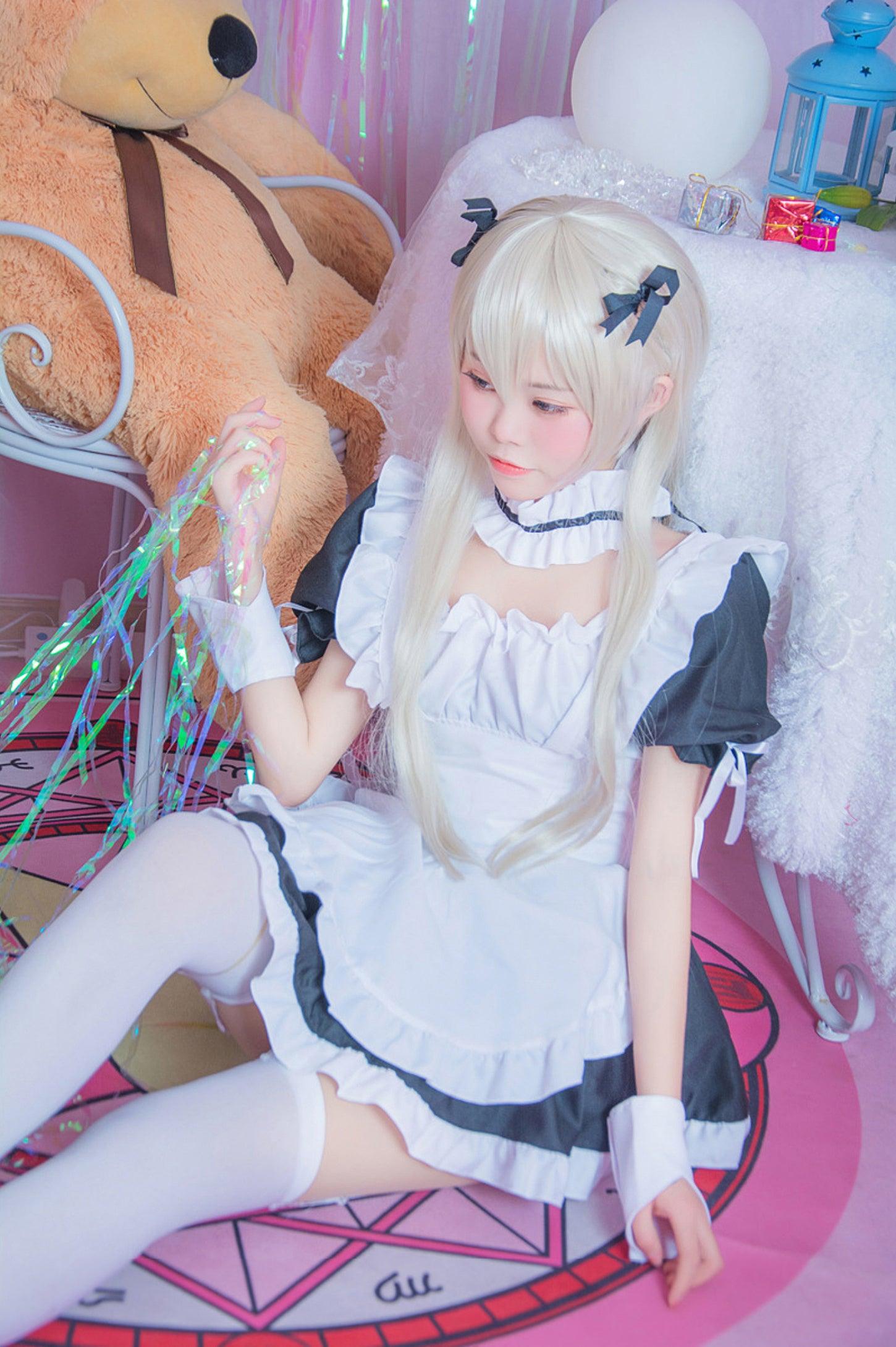 Yosuga No Sora Kasugano Sora Maid Outfit Fancy Cosplay Costume