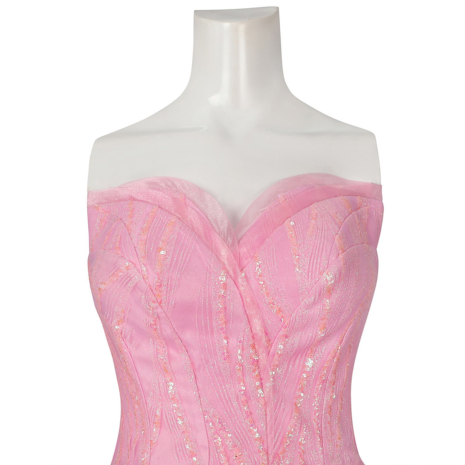 Wicked Part One Galinda Female Dress with Crown Cosplay Costumes