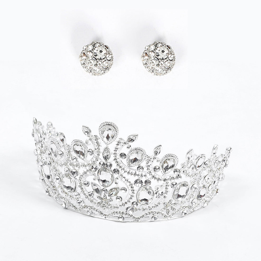 Wicked Part One Galinda Female Dress with Crown Cosplay Costumes