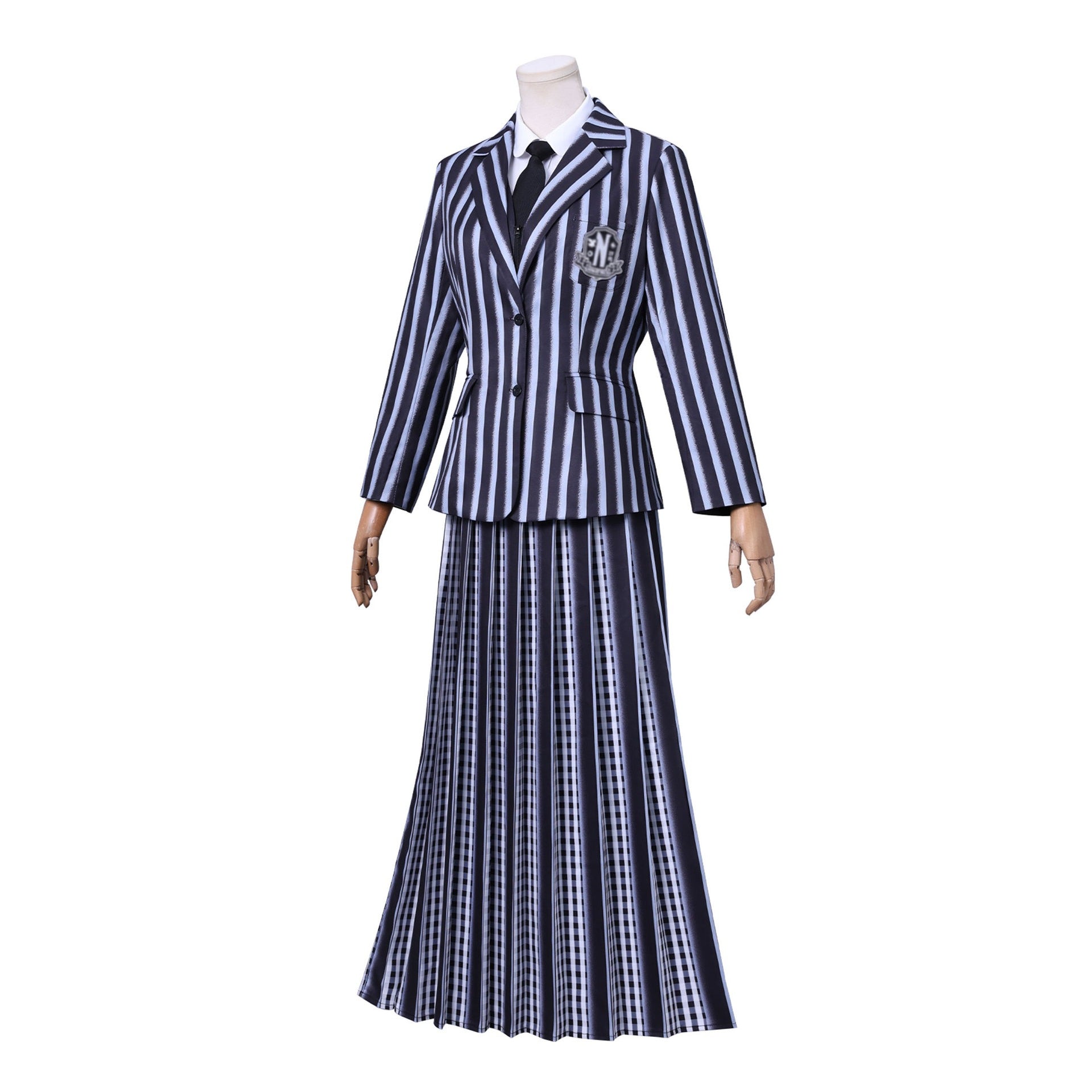 Wednesday 2 Addams Nevermore Academy Uniform Adult Kids Cosplay Costumes