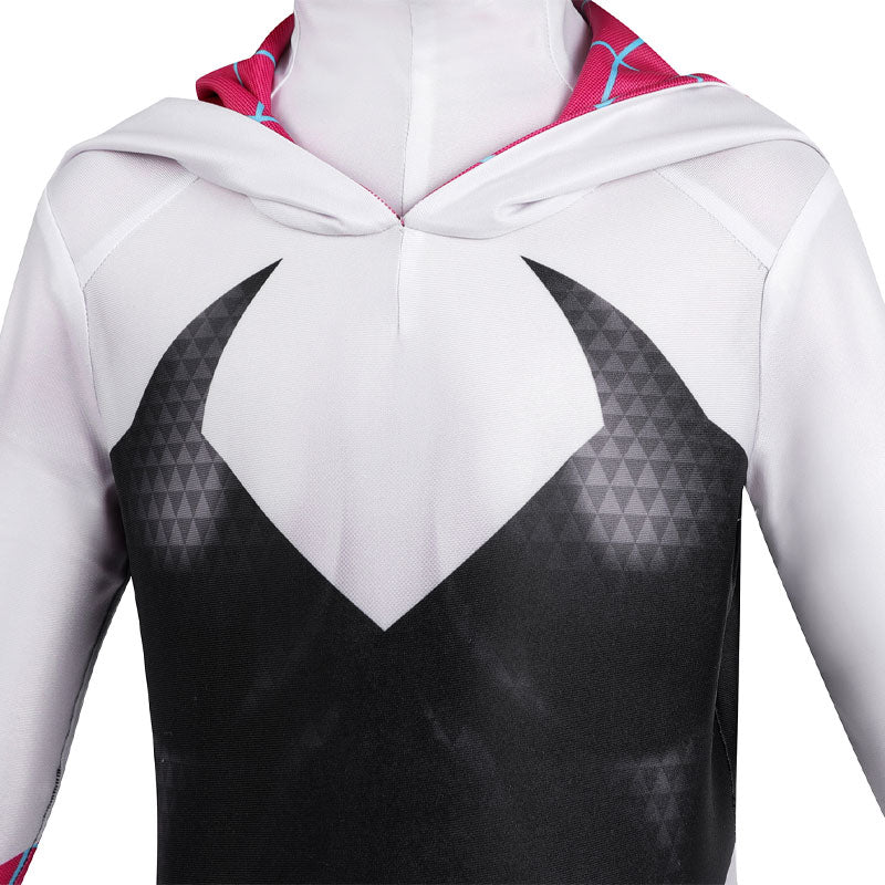 Spider-Man Across The Spider-Verse Gwen Stacy Kids Jumpsuit Costumes