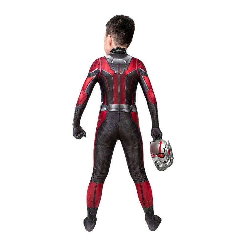 Ant-Man and the Wasp Kids Jumpsuit with Mask Cosplay Costume