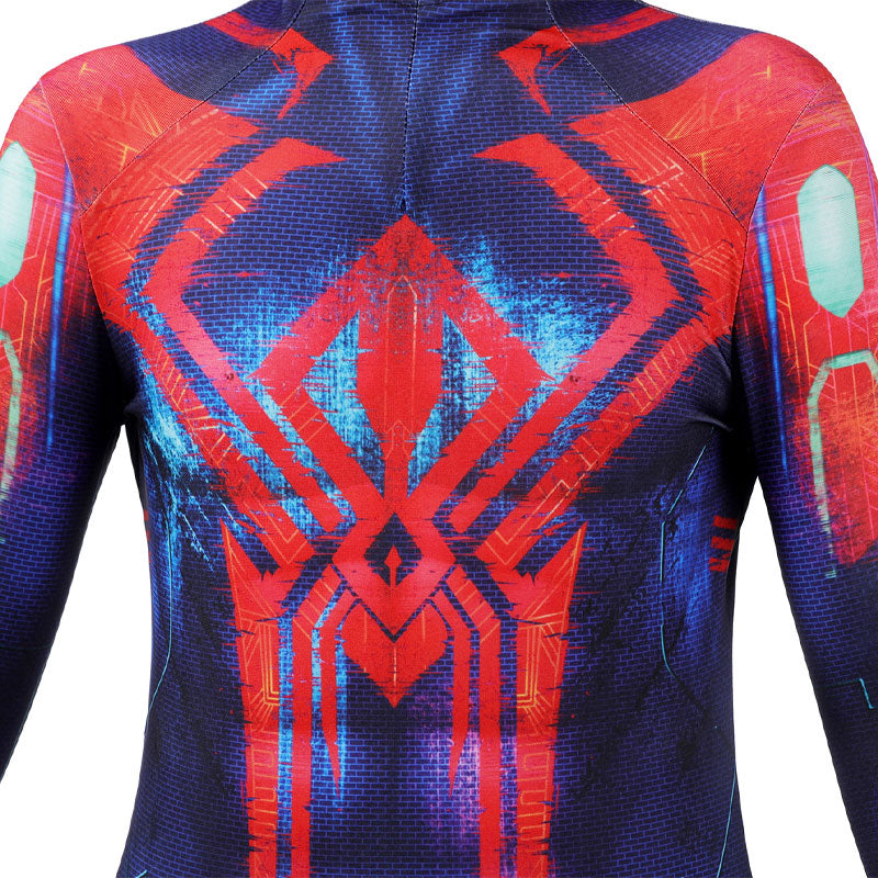 Spider-Man 2099 Across The Spider-Verse Miguel O'Hara Kids Jumpsuit Costumes