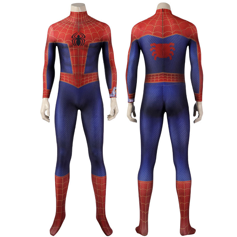 Spider-Man Across The Spider-Verse Peter Parker Jumpsuit Coat Costumes