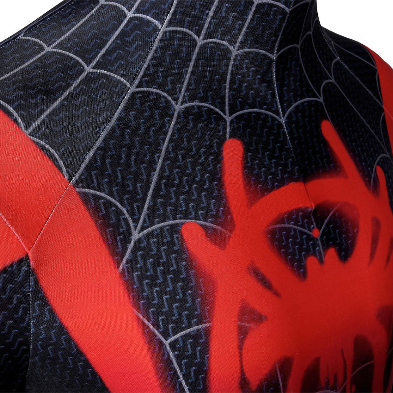 Spider-Man Into the Spider-Verse Miles Morales Jumpsuit Cosplay Costumes
