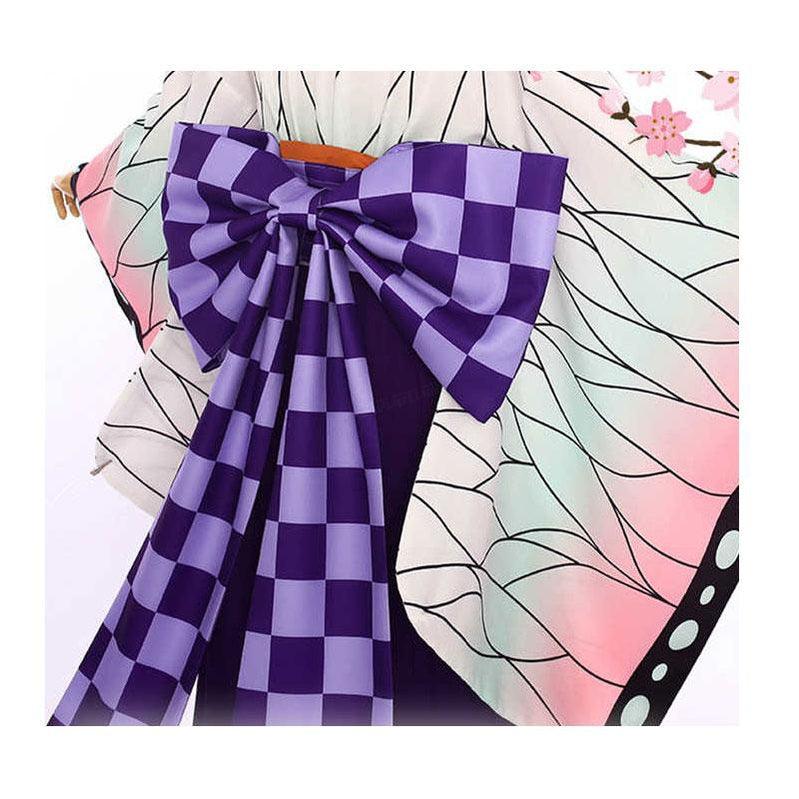 Demon Slayer Kochou Shinobu Kimono Maid Outfit Cosplay Costumes
