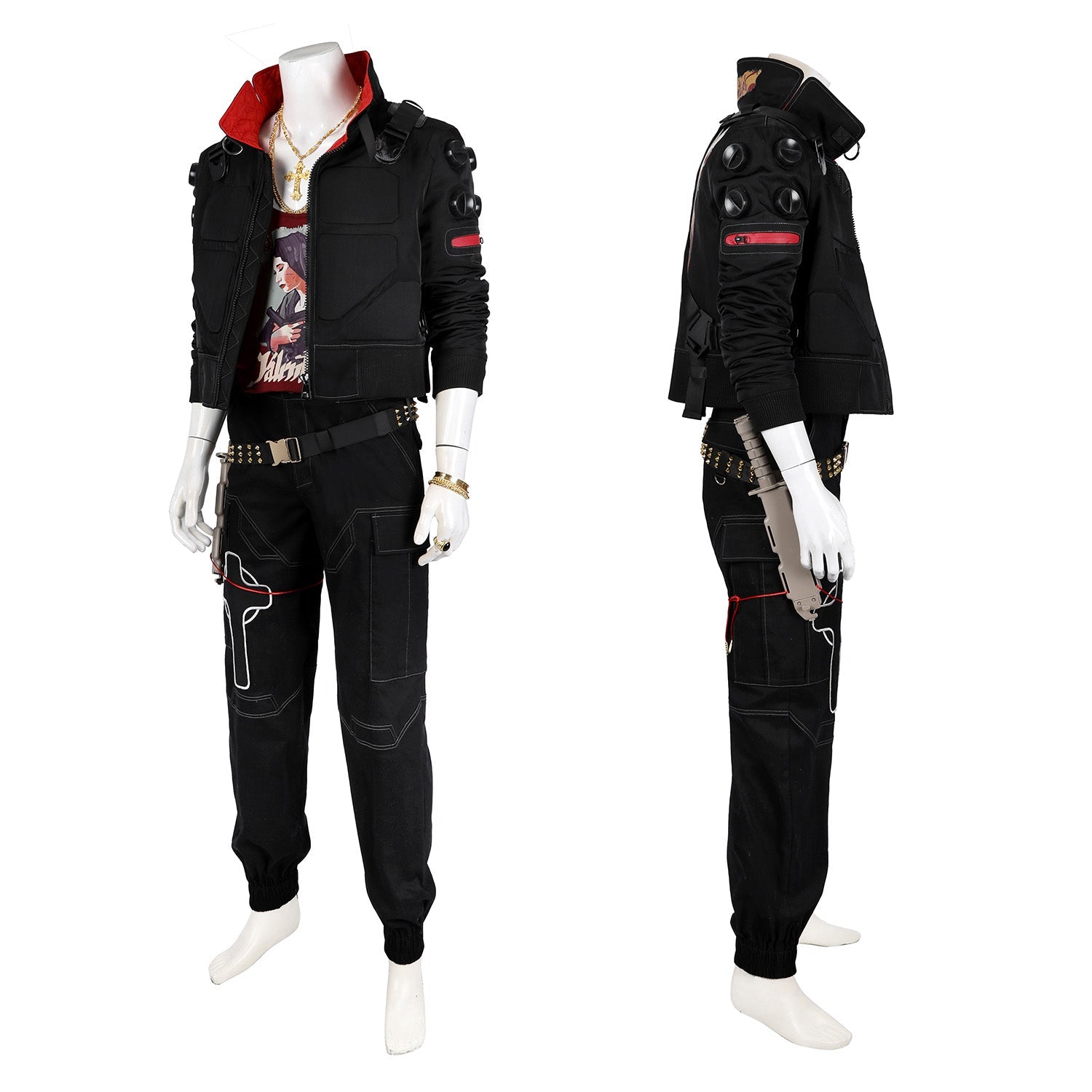 Cyberpunk 2077 Jackie Welles Top Level Full Set Cosplay Costumes