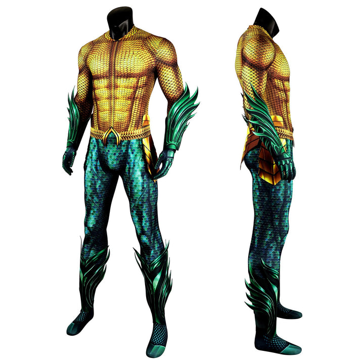 Aquaman 2 The Lost Kingdom Arthur Curry Male Jumpsuit Costumes