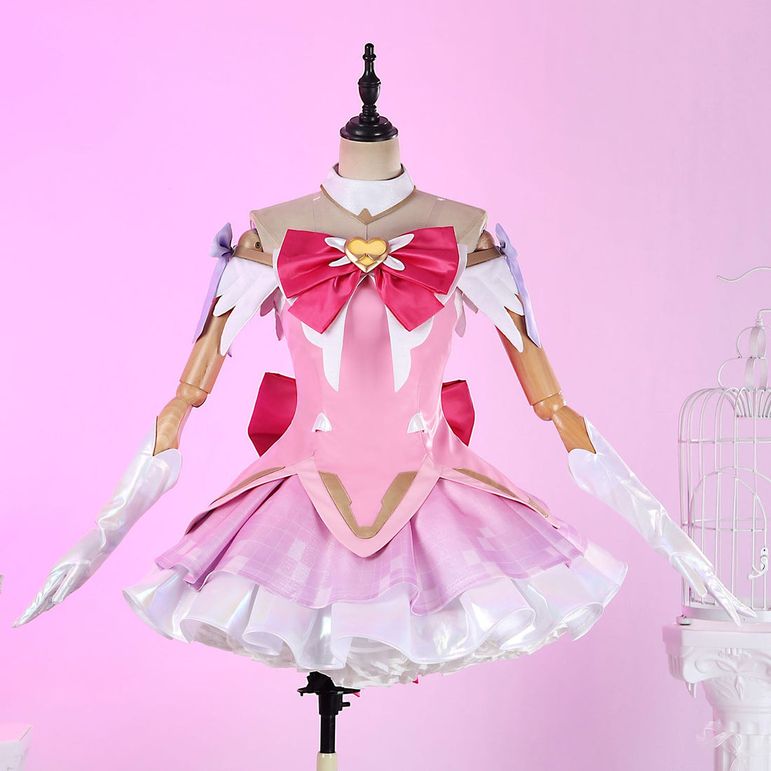 Overwatch 2 Magical Girl Juno Dress Full Set Cosplay Costumes