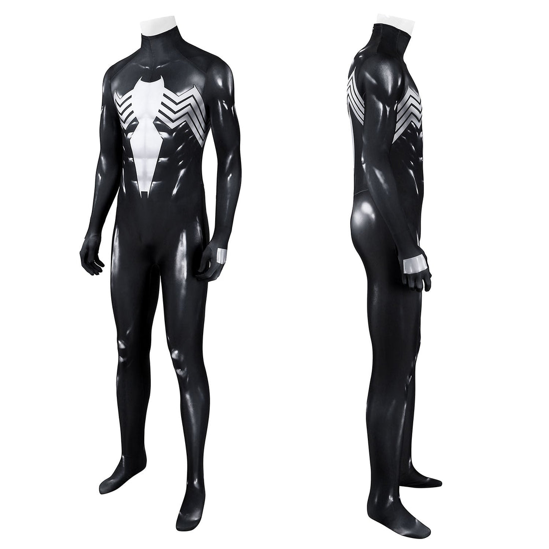 Marvel's Spider-Man 2 Classic Black Suit Male Jumpsuit Cosplay Costumes