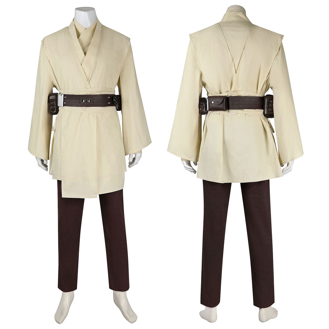 Star Wars Episode I The Phantom Menace Qui-Gon Jinn Cosplay Costumes
