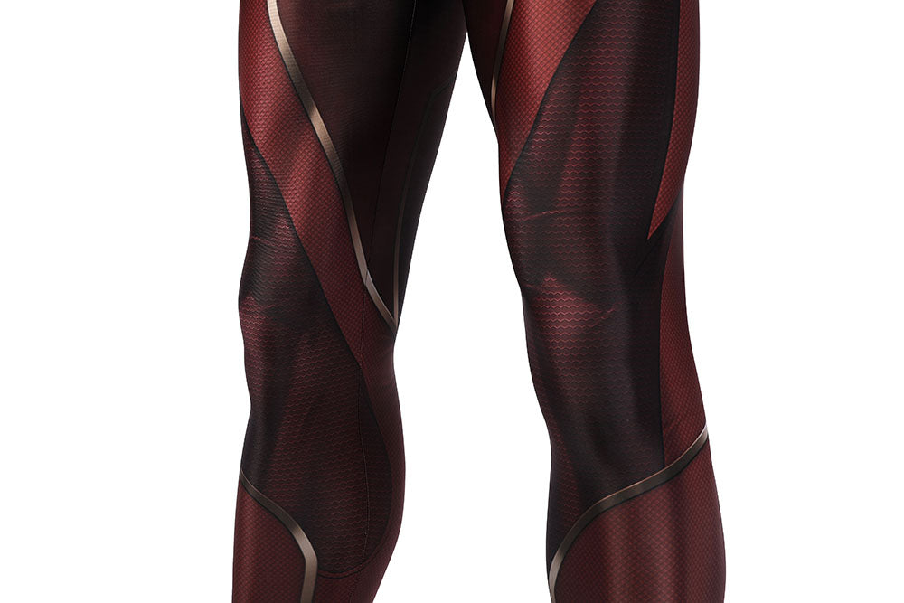 Injustice 2 The Flash Male Jumpsuit with Mask Cosplay Costumes