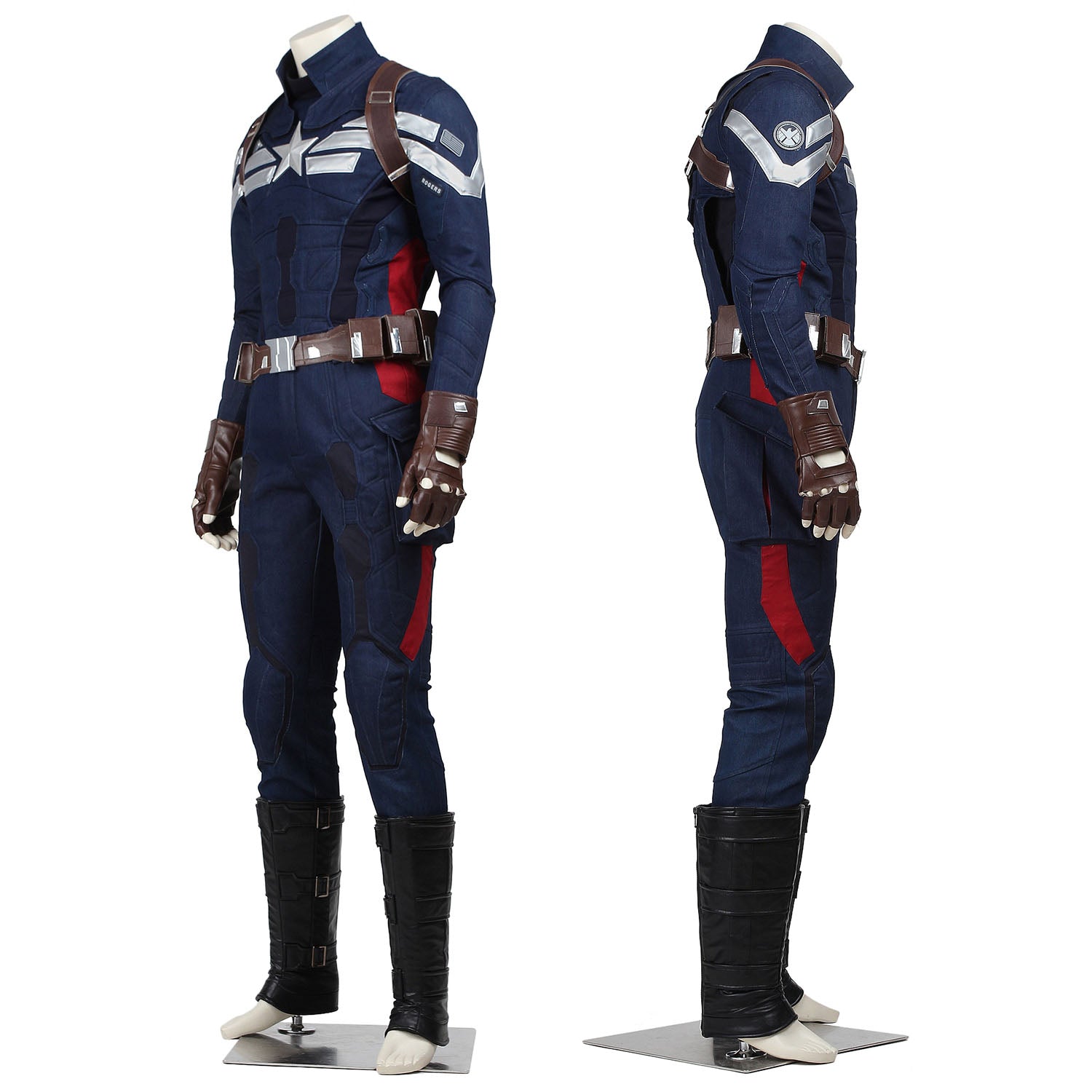 Captain America 2 The Winter Soldier Steve Rogers Cosplay Costumes