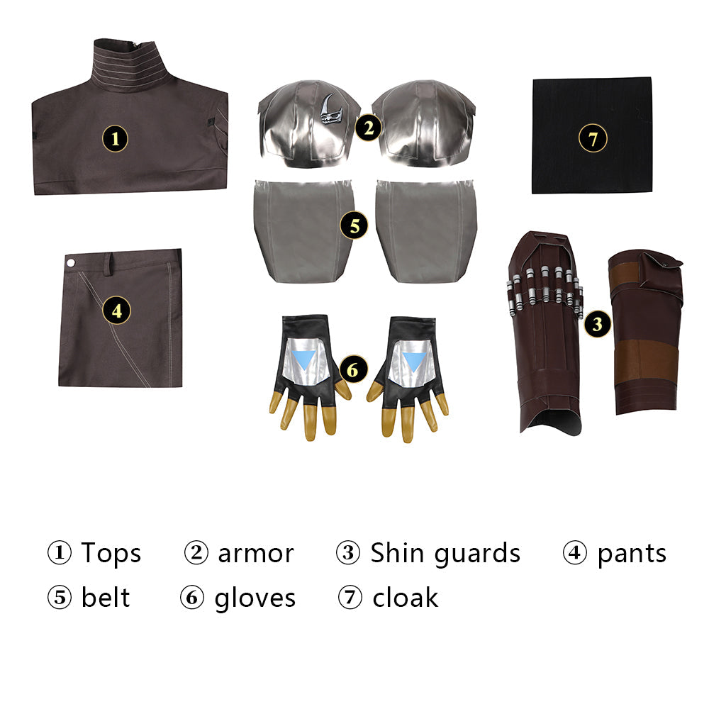 The Mandalorian Season 3 Din Djarin Top Level Star Wars Cosplay Costumes