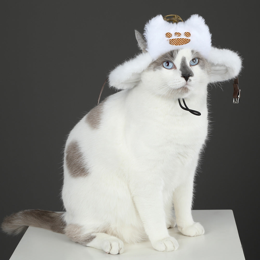 Monster Hunter Wilds Palico Cat Hat Pet Costumes