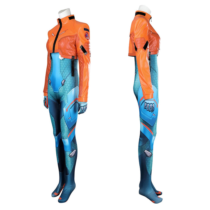 Overwatch 2 Juno Female Jumpsuit Full Set Cosplay Costumes