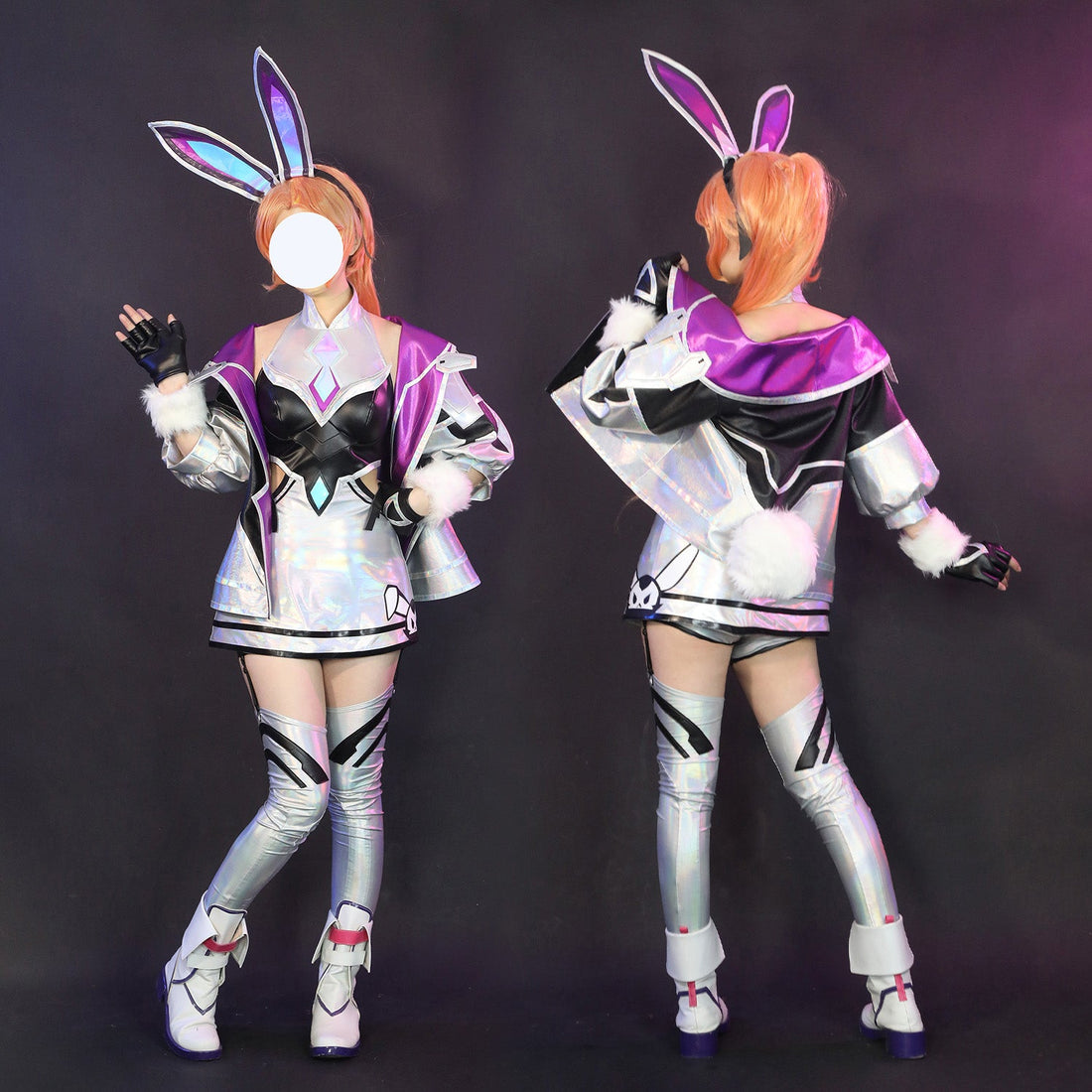 Game LOL Battle Bunny Miss Fortune Full Set Role Cosplay Costumes