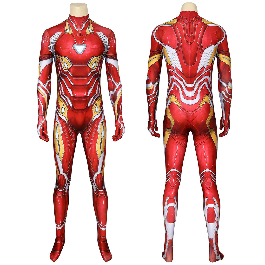 Avengers Iron Man Tony Stark Nanotech Suit Jumpsuit Costumes
