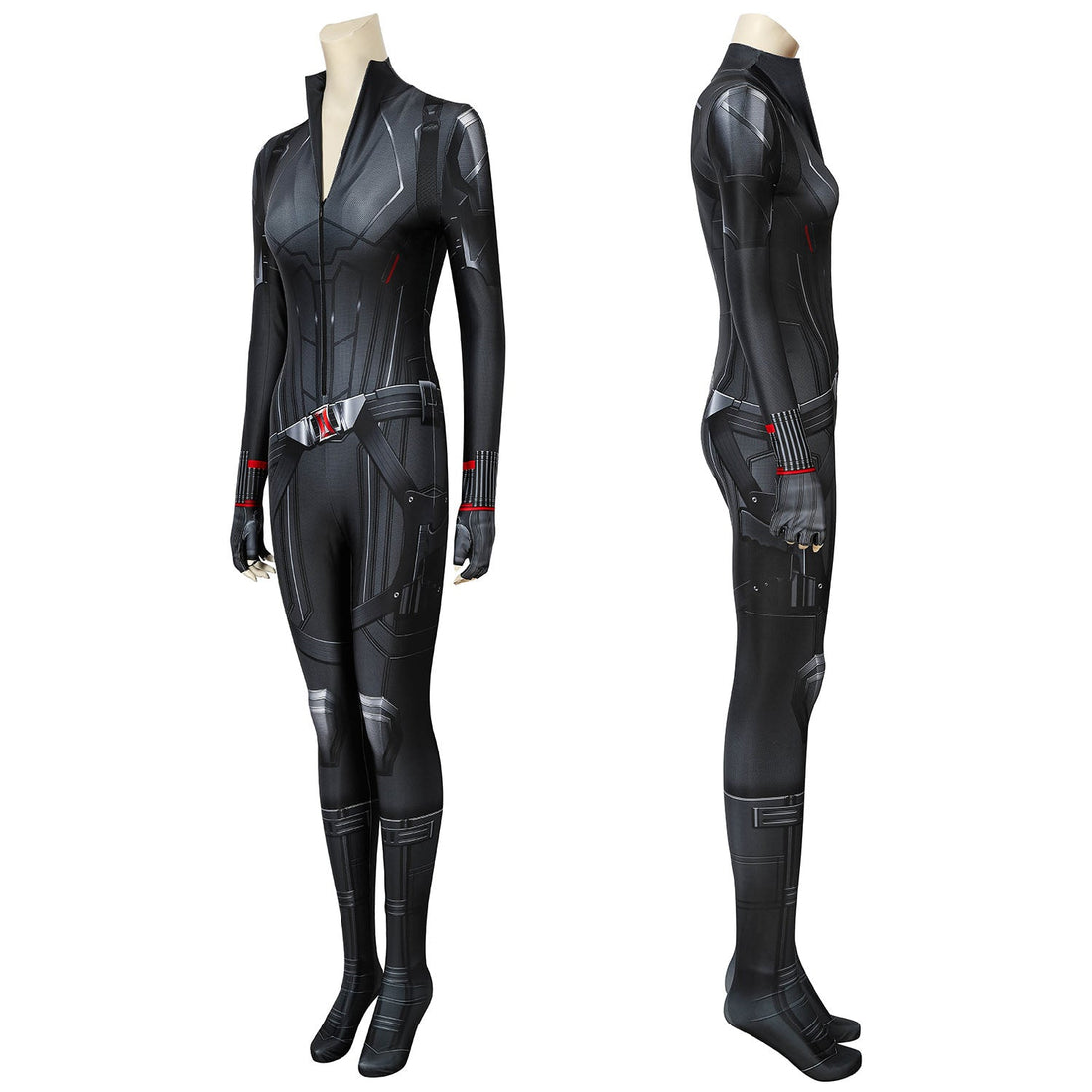 Avengers 4 Black Widow Natasha Romanoff Jumpsuit Cosplay Costumes