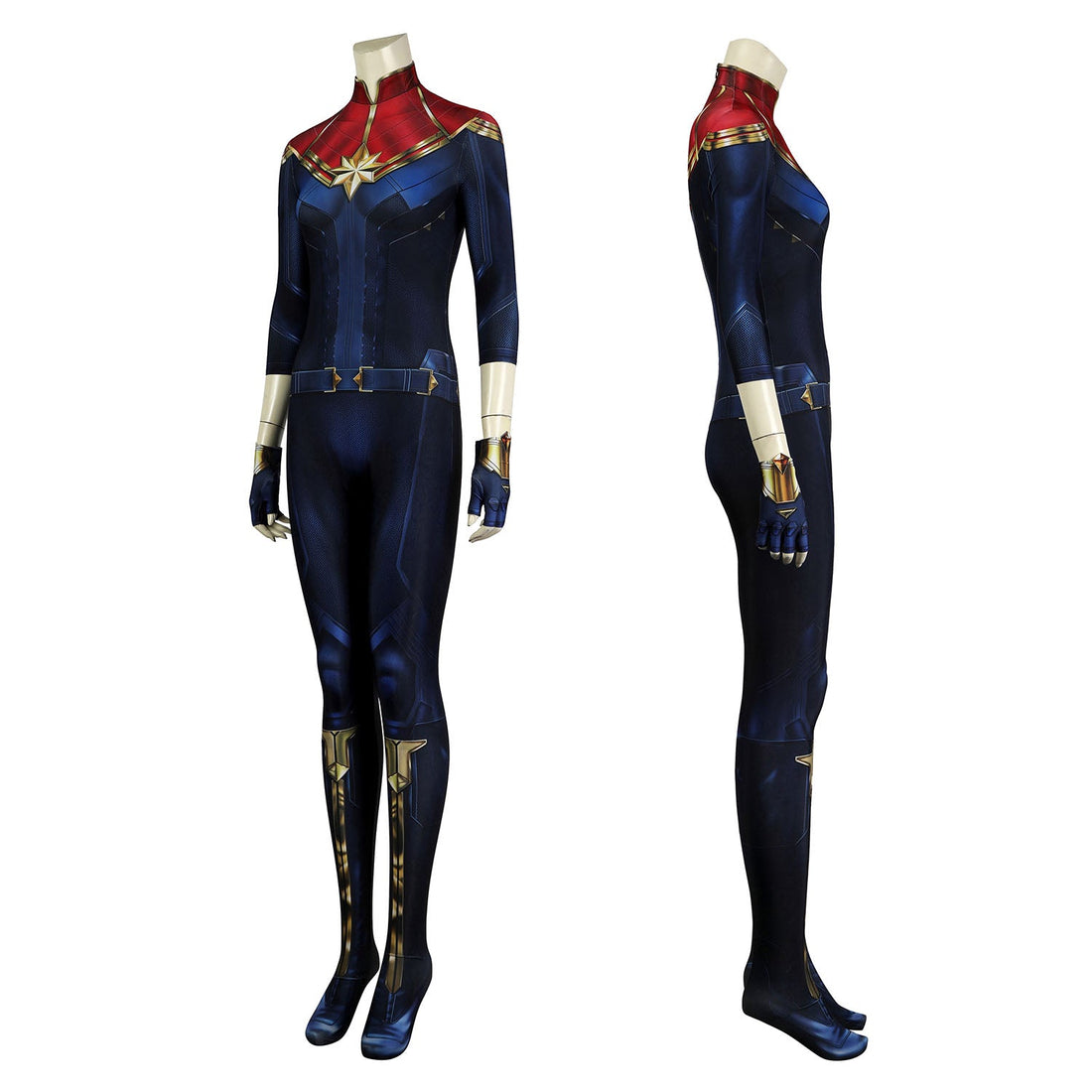 The Marvels Captain Marvel Carol Danvers Female Jumpsuit Costumes