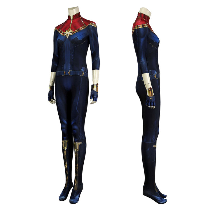 The Marvels Captain Marvel Carol Danvers Female Jumpsuit Costumes