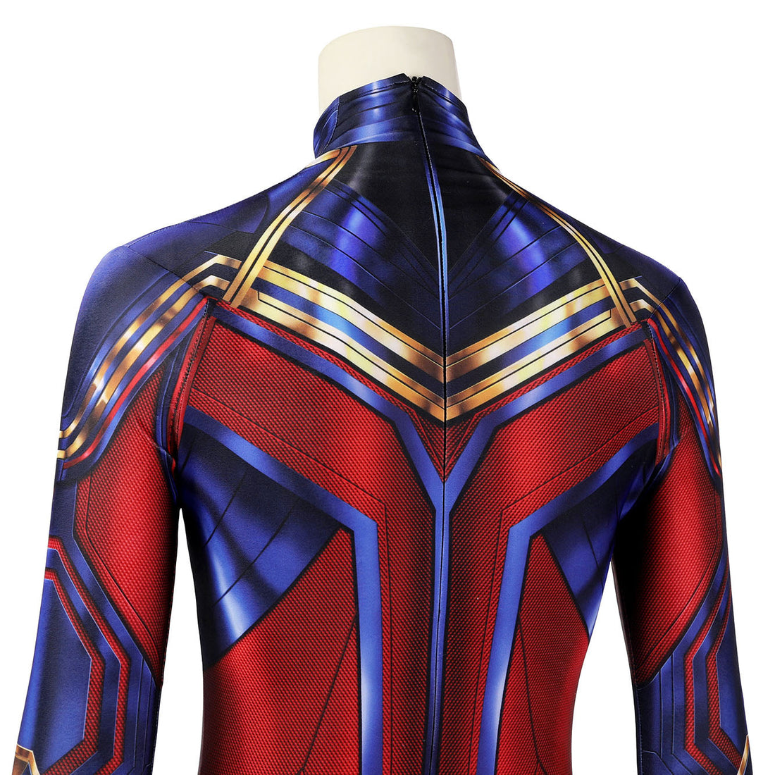 Avengers Endgame Captain Marvel Carol Danvers Jumpsuit with Mask Costumes