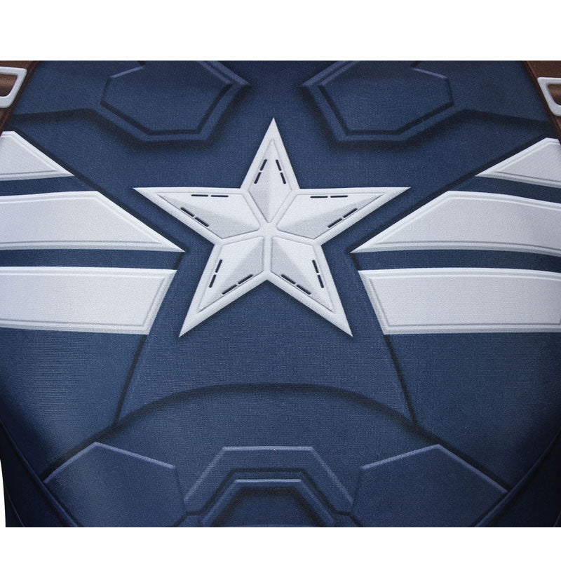 Captain America The Winter Soldier Steve Rogers Jumpsuit Costumes