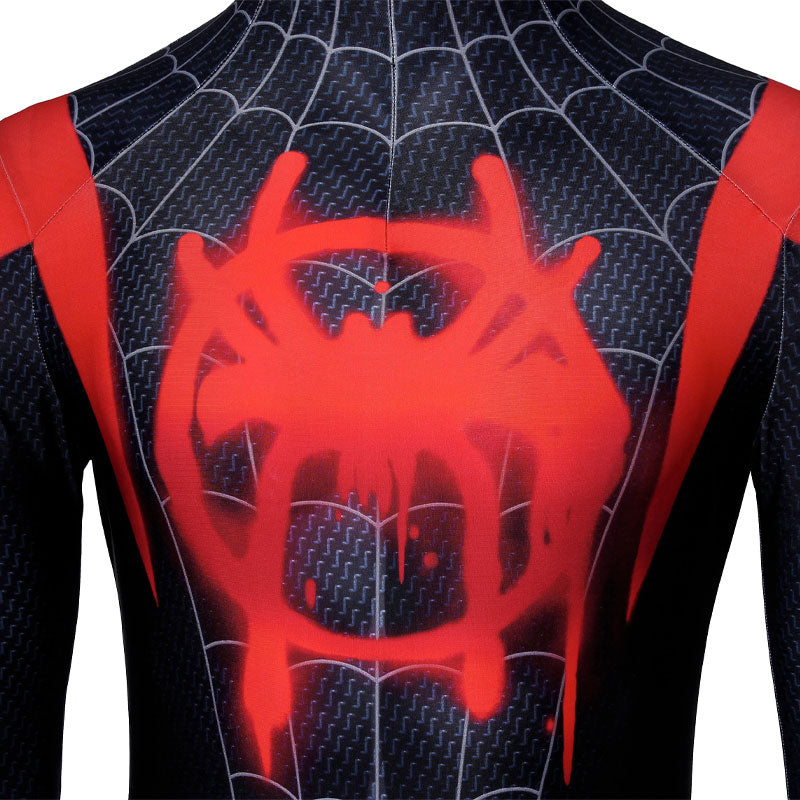 Spider-Man Into the Spider-Verse Miles Morales Jumpsuit Cosplay Costumes